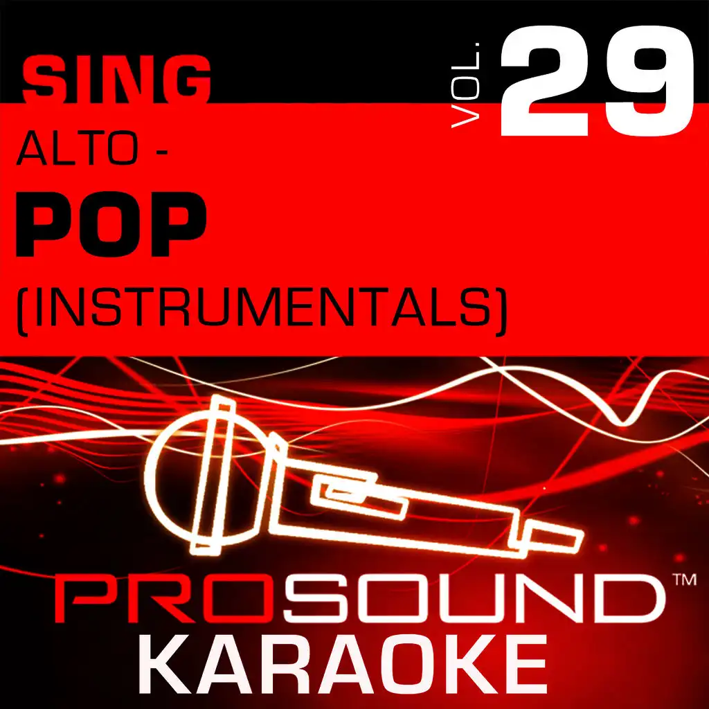 Sing Alto - Pop, Vol. 29 (Karaoke Performance Tracks)