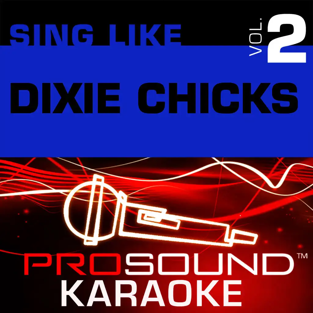 If I Fall You're Going Down With Me   (Karaoke with Background Vocals) [In the Style of Dixie Chicks]