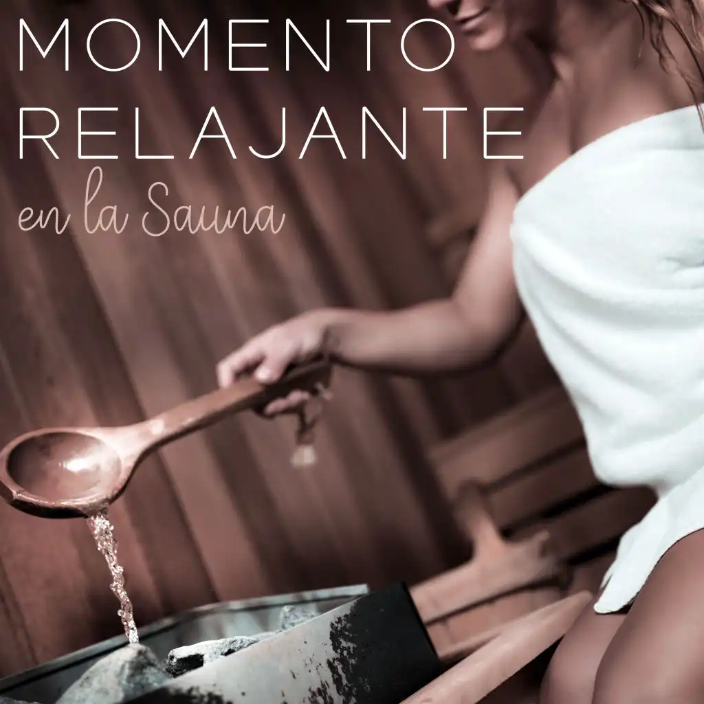 Momento Relajante en la Sauna - Sesión de Música Spa, El Centro de Bienestar, Revitalizar, Concepto de Belleza, Aromaterapia, Piedras Calientes, Alta Humedad, Vapor