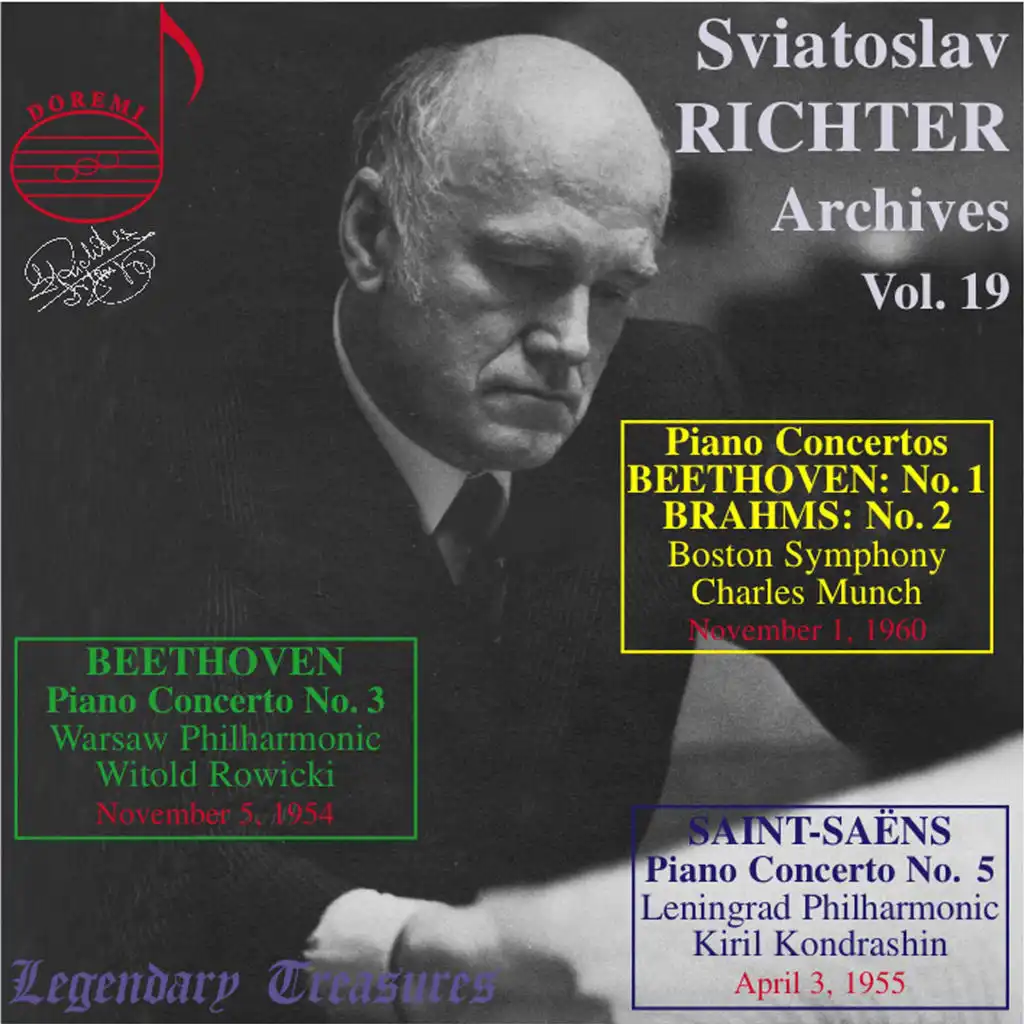 Richter Archives, Vol. 19: 1960 Boston Symphony Debut (Live)