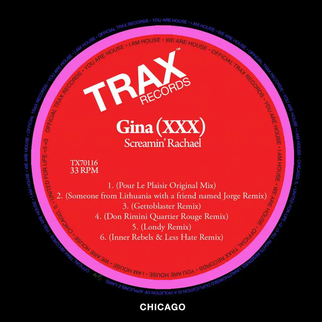 Gina (Xxx) [Gettoblaster Remix]