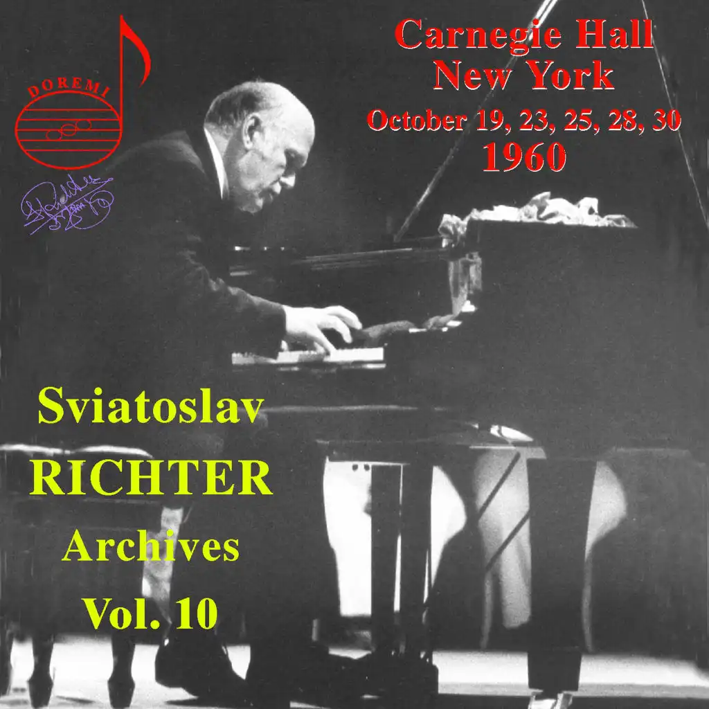 Richter Archives, Vol. 10: Carnegie Hall Recitals 1960 (Live)