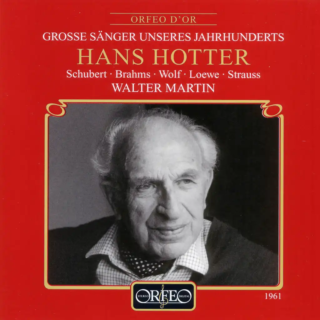Schubert, Brahms & Strauss: Lieder (Live)