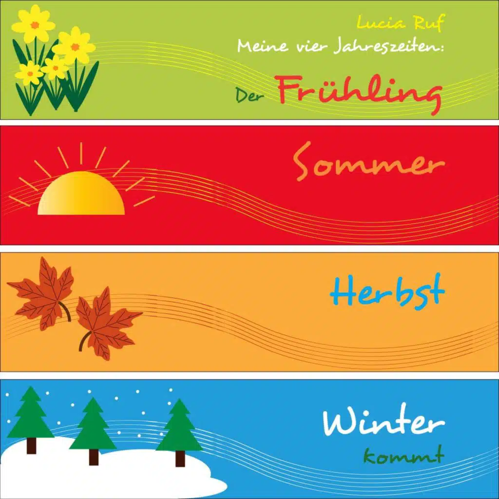 Meine vier Jahreszeiten: Der Frühling Sommer Herbst Winter kommt