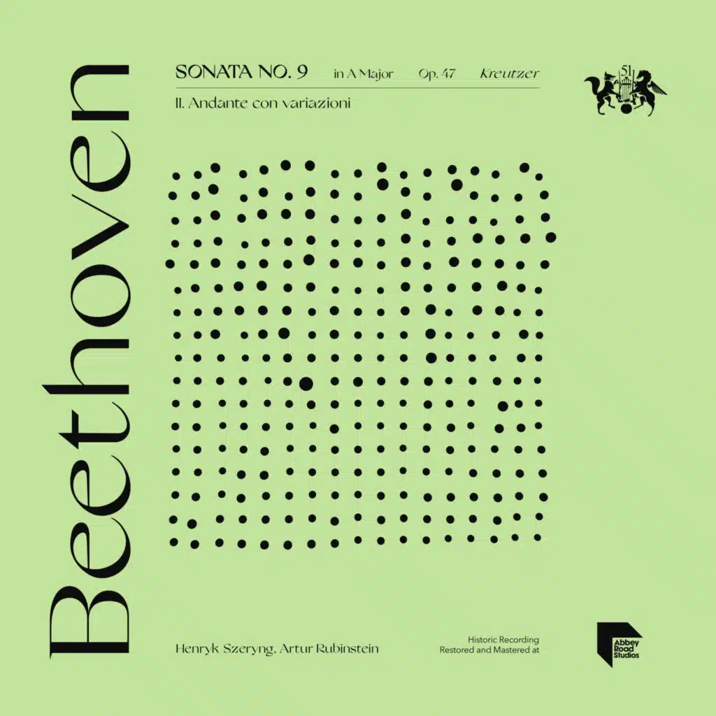 Sonata No. 9 in A Major, Op. 47 "Kreutzer": II. Andante con variazioni