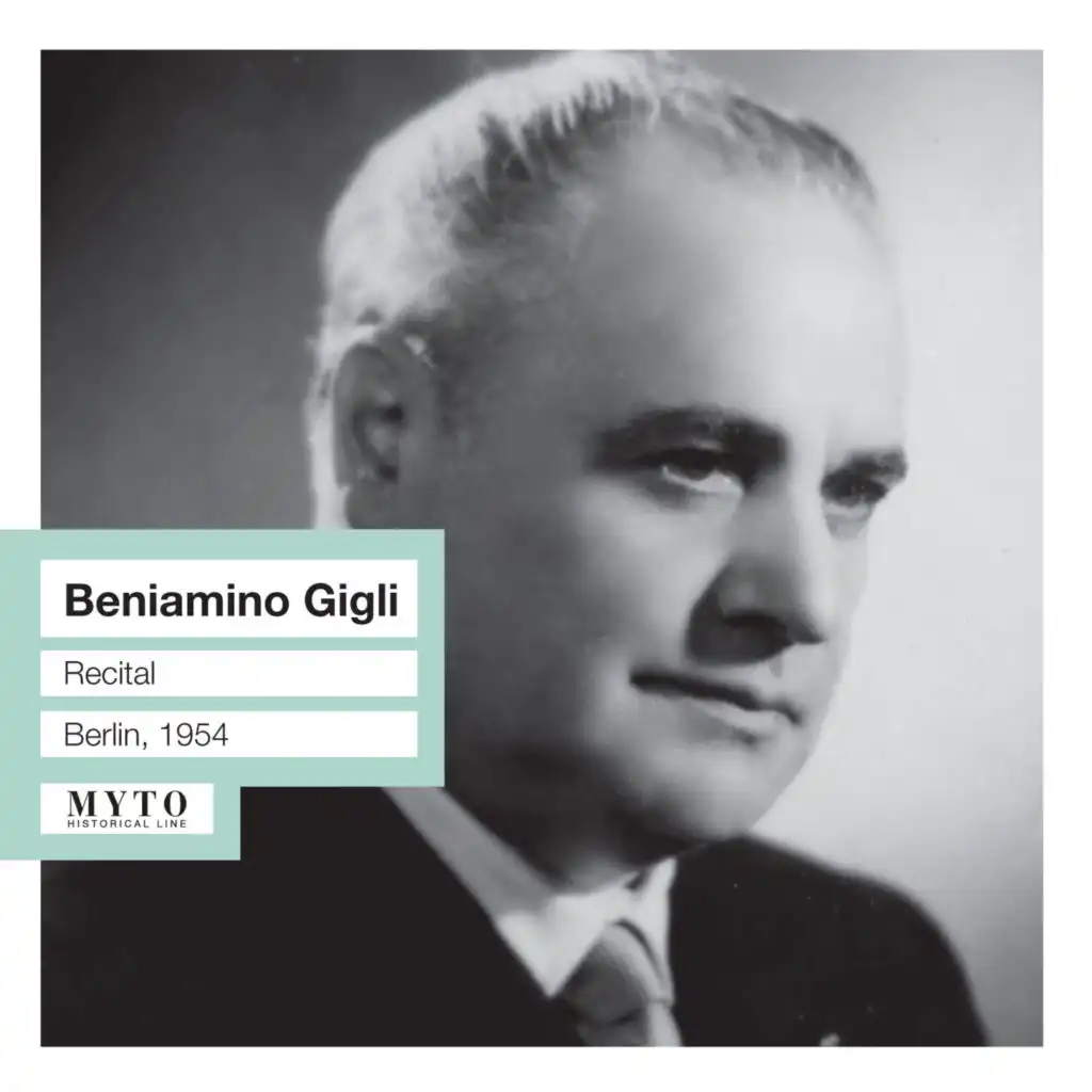 Beniamino Gigli Recital  (Live)