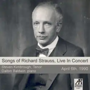 Songs of Richard Strauss, Live in Concert