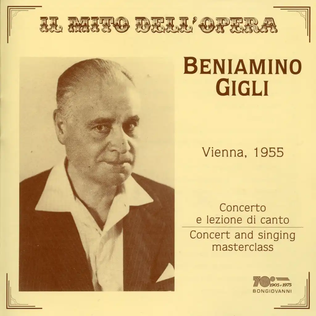 Beniamino Gigli & Michel Carré