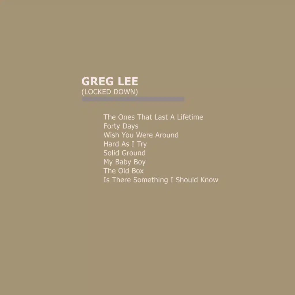 Greg Lee (Locked Down)