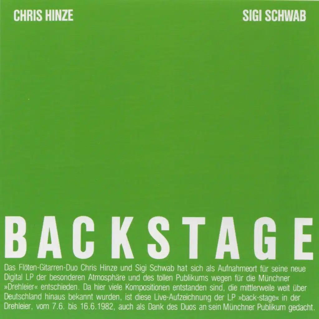 Chris Hinze & Sigi Schwab