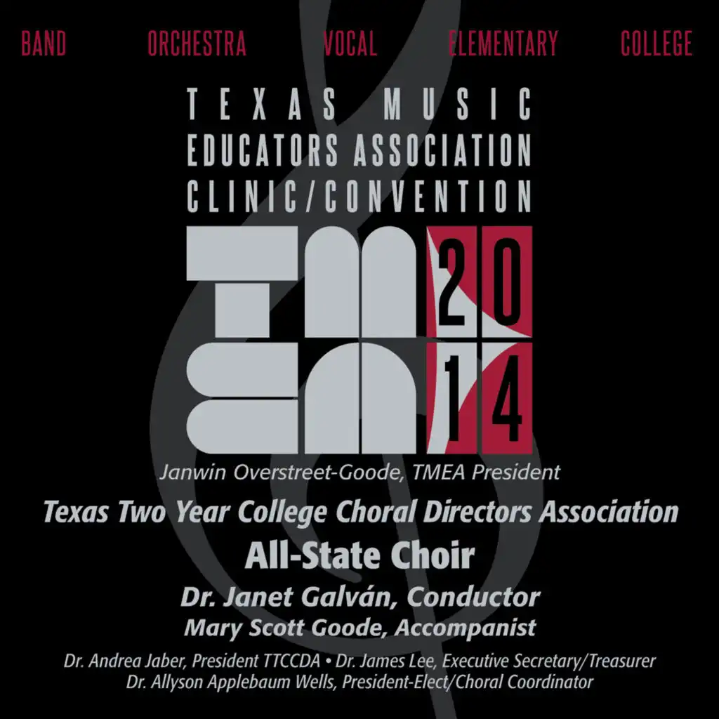 2014 Texas Music Educators Association (TMEA): Texas Two Year College Choral Directors Association All-State Choir [Live]