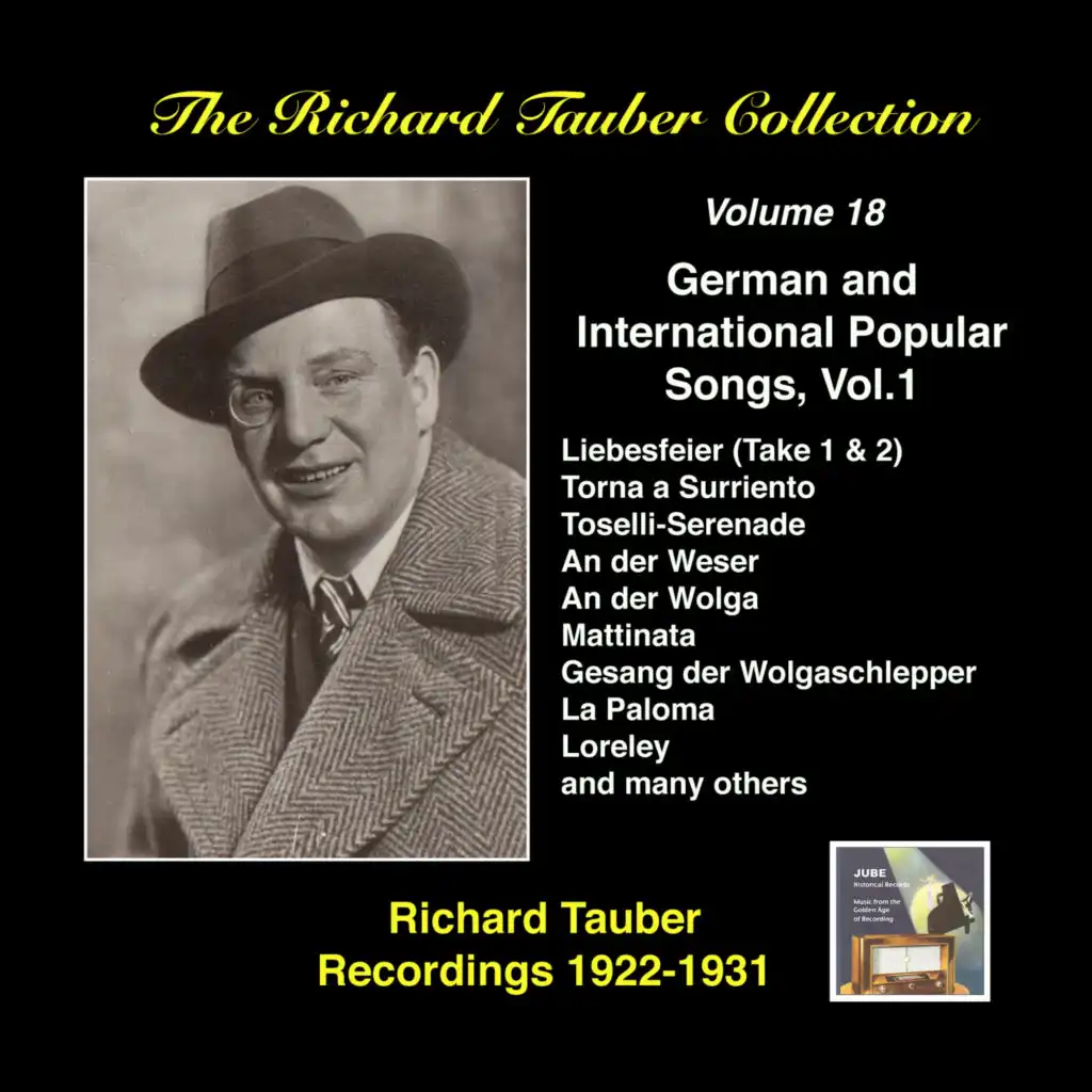 The Richard Tauber Collection, Vol. 18: German and International Popular Songs I (Recorded 1922–1931)