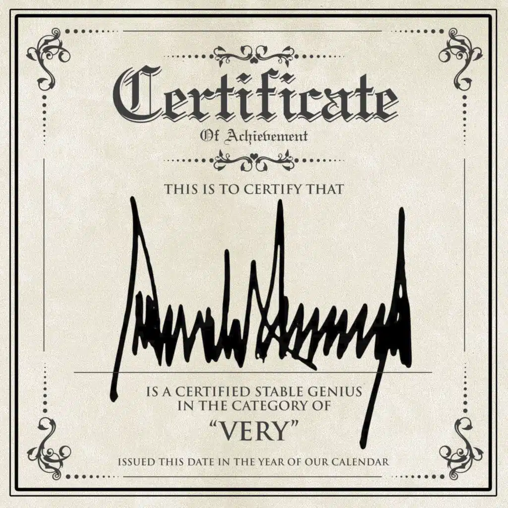 Very Stable Genius (feat. Cj Vanston, Marc Bonilla & Toss Panos)