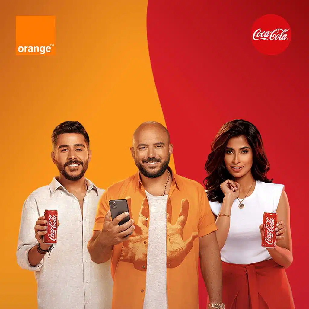 اورنچ وكوكاكولا لأول مرة (محمود العسيلي وروبي وأحمد كامل)