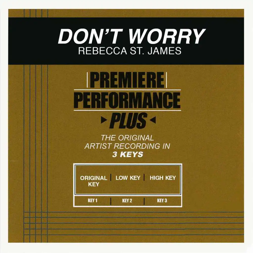 Don't Worry (Medium Key Performance Track)