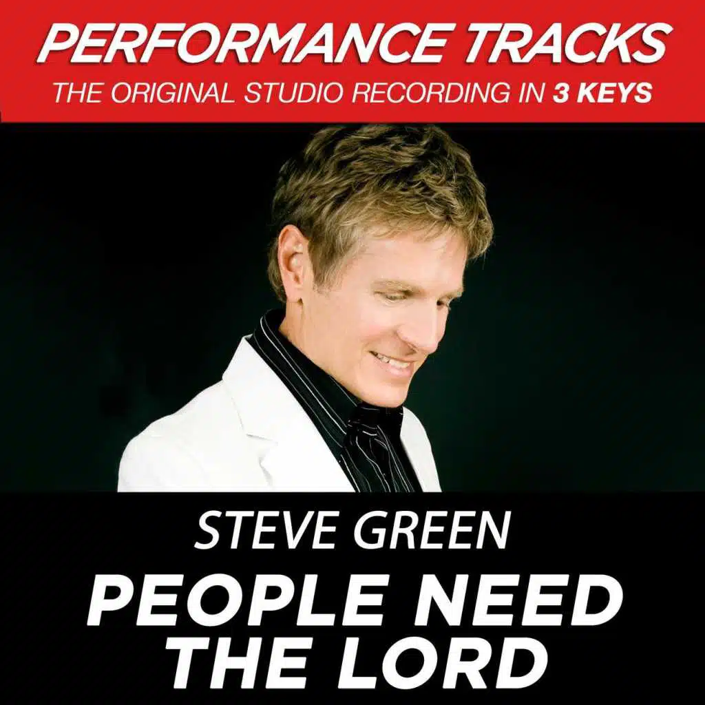 People Need The Lord (Performance Track In Key Of F)