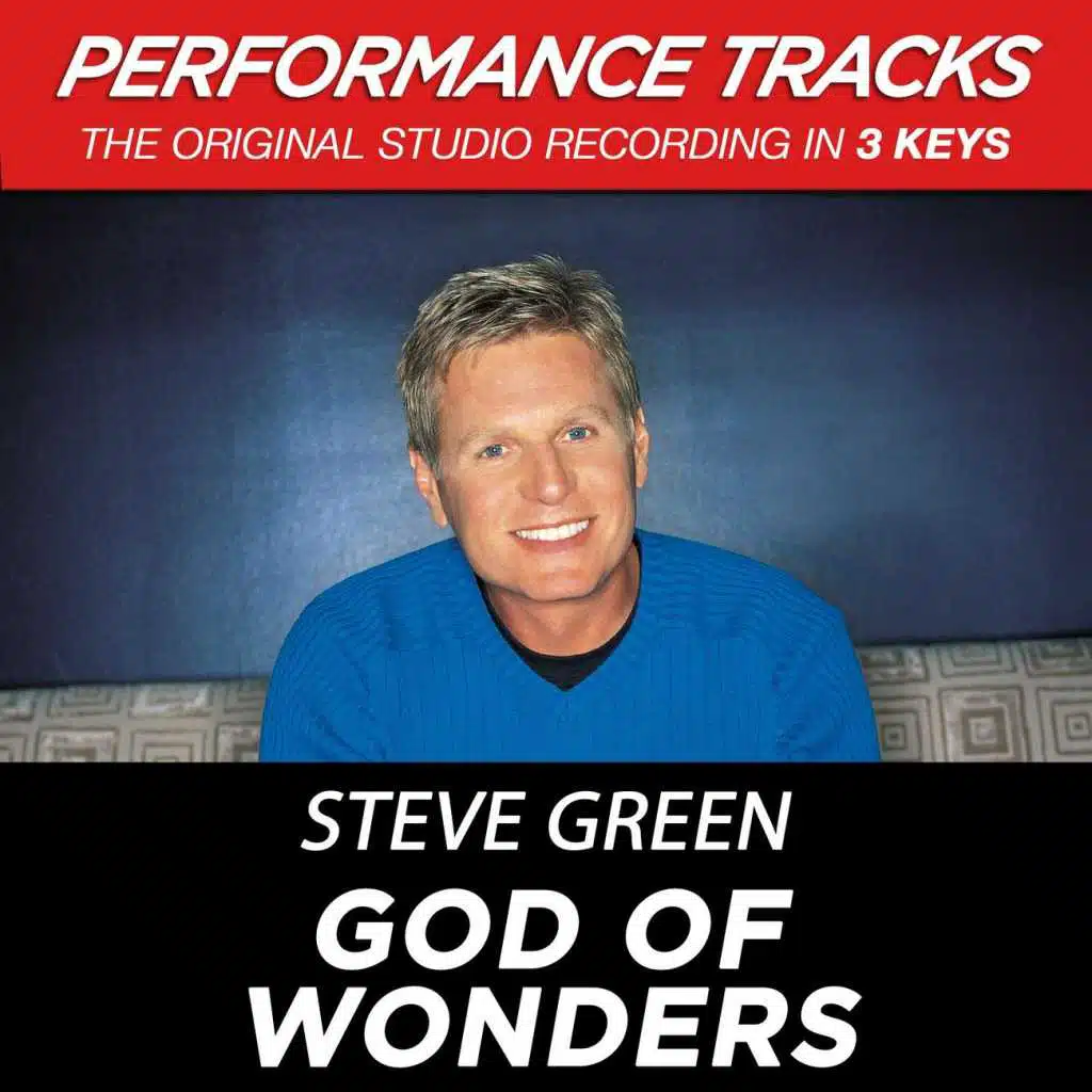 God Of Wonders (Performance Tracks)