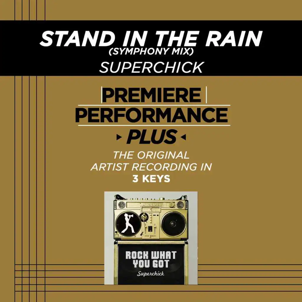 Stand In The Rain (Symphonic Mix) (Key-Bbm-Premiere Performance Plus w/o Background Vocals; Low Instrumental Track)