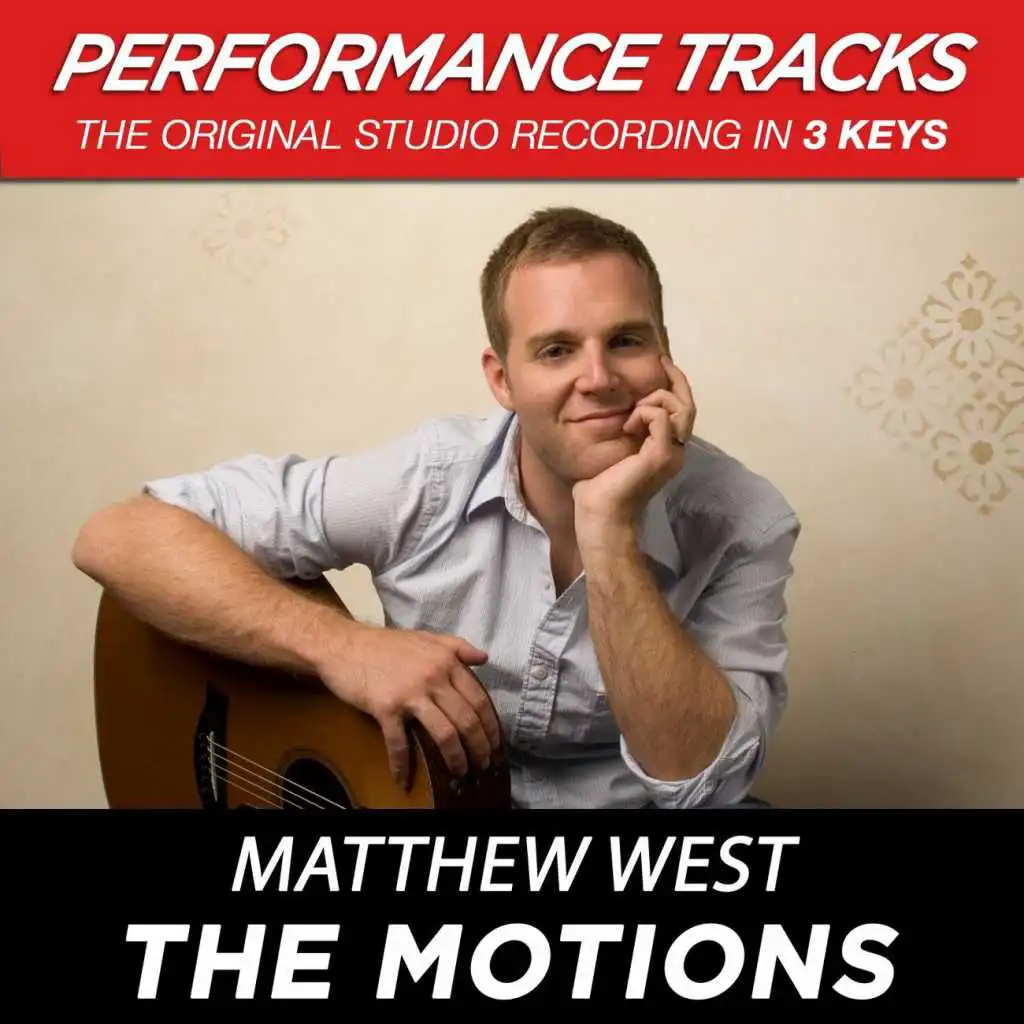 The Motions (Low Key-Premiere Performance Plus w/o Background Vocals; Low Instrumental Track)