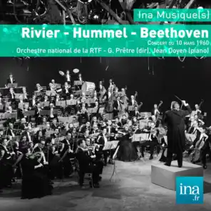 Rivier - Hummel - Beethoven, Orchestre national de la RTF - G. Prêtre (dir)