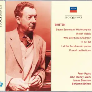 Britten: Seven Sonnets of Michelangelo, Op. 22 - Sonetto XVI