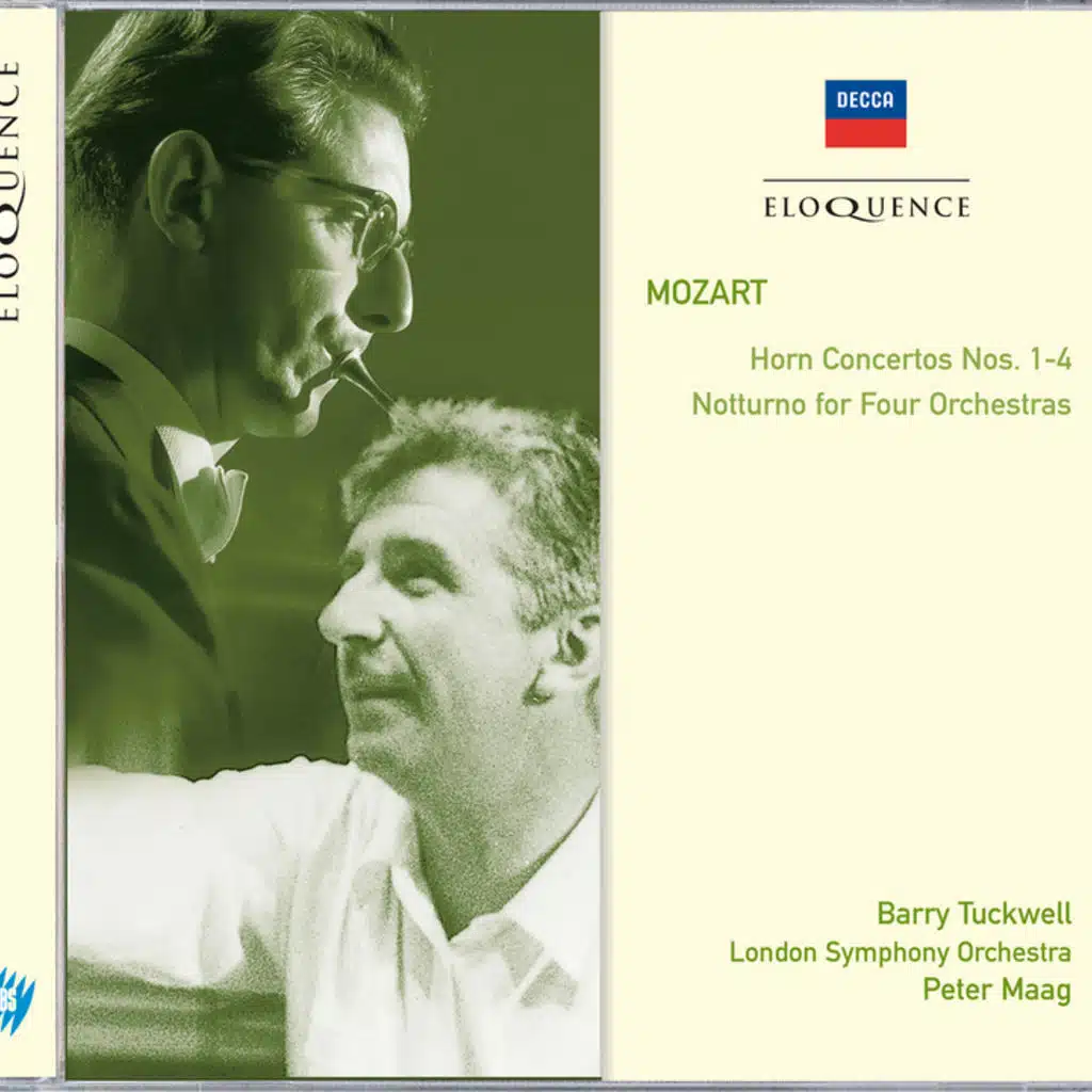 Mozart: Horn Concertos Nos.1-4; Notturno for Four Orchestras