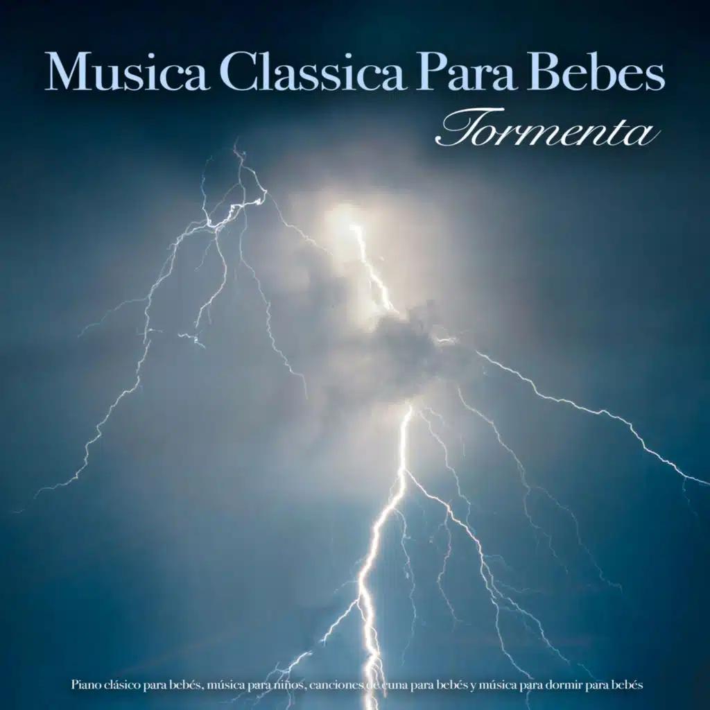 Aria - Bach - Piano clásico y sonidos de tormenta - Música para dormir para bebés - Música clásica para dormir