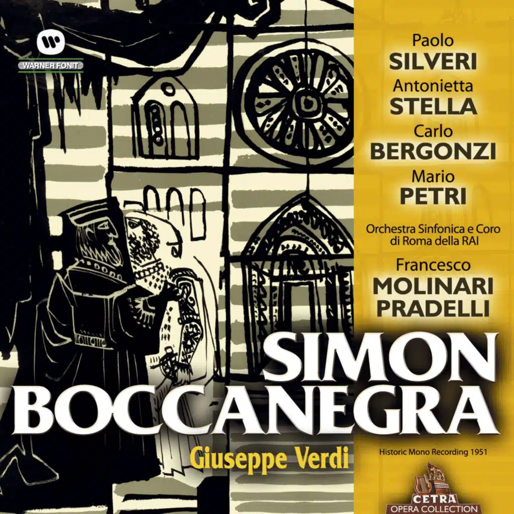 Simon Boccanegra : Prologo "Oh de' Fieschi implacata, orrida razza" [Simone, Fiesco, Paolo, Pietro, Chorus] (feat. Coro Di Roma Della Rai, Gaetano Riccitelli, Giorgio Giorgetti, Mario Petri, Orchestra Sinfonica di Roma della Rai, Paolo Silveri & Walter Monachesi)