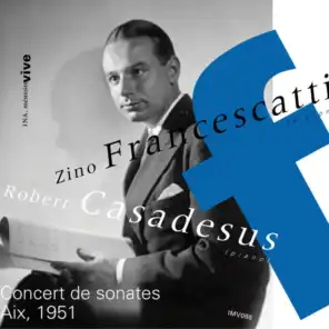 Concert de sonates (Aix, 1951)
