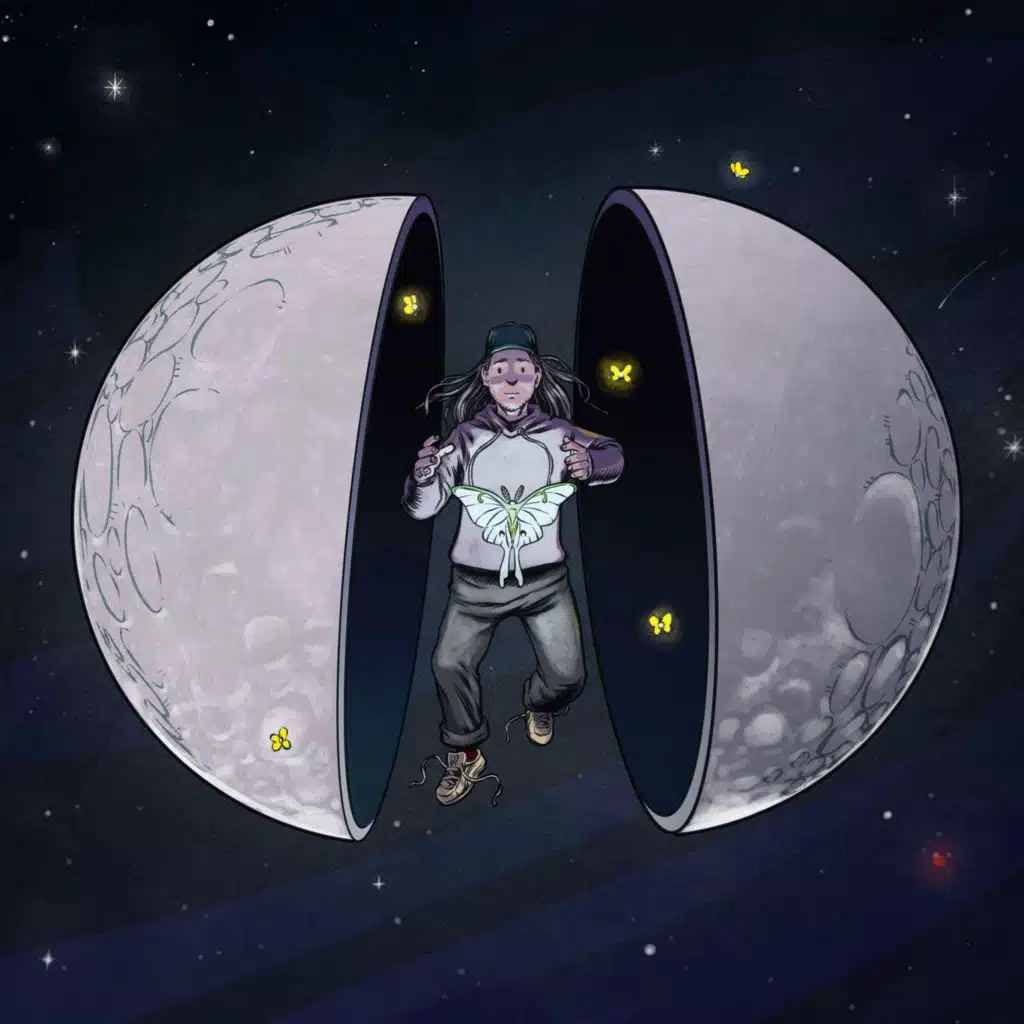 Baby Blue and the Super Moon