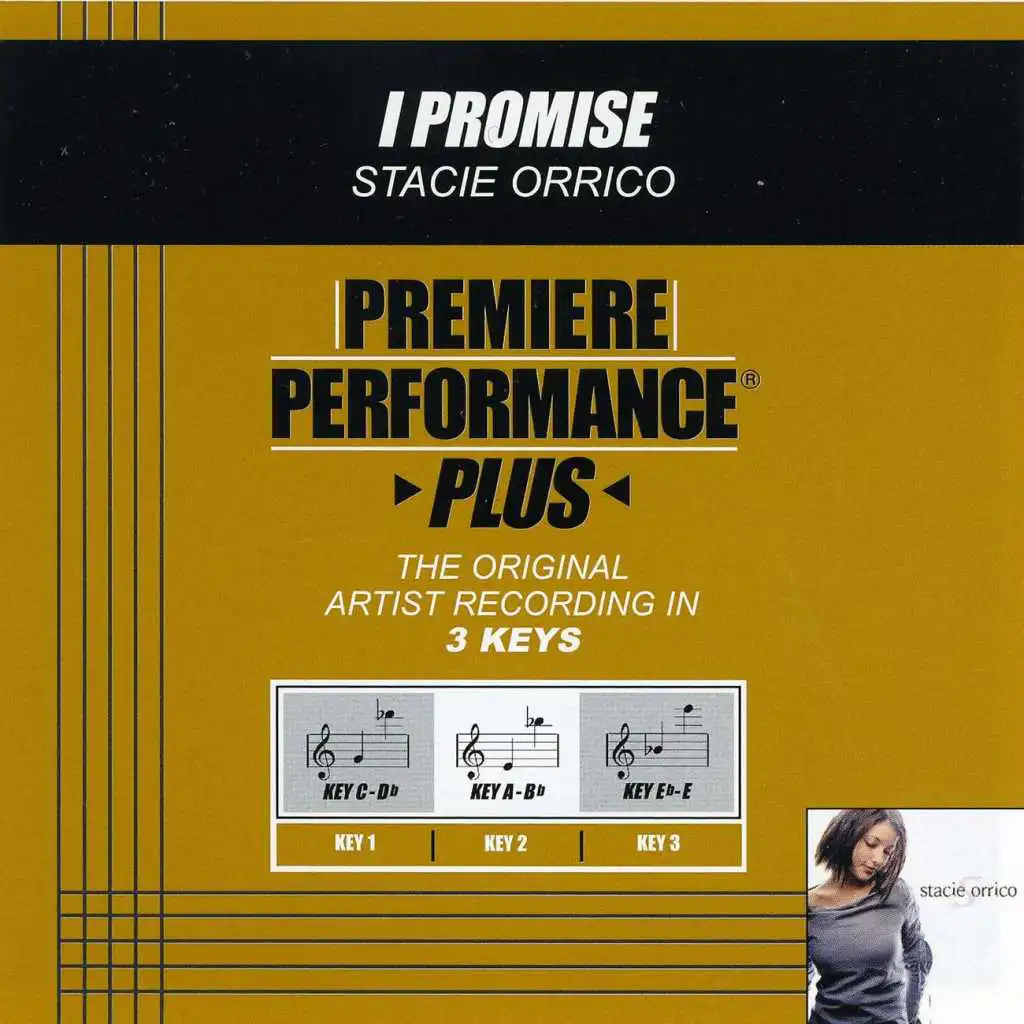 I Promise (Performance Track In Key Of Eb-E)