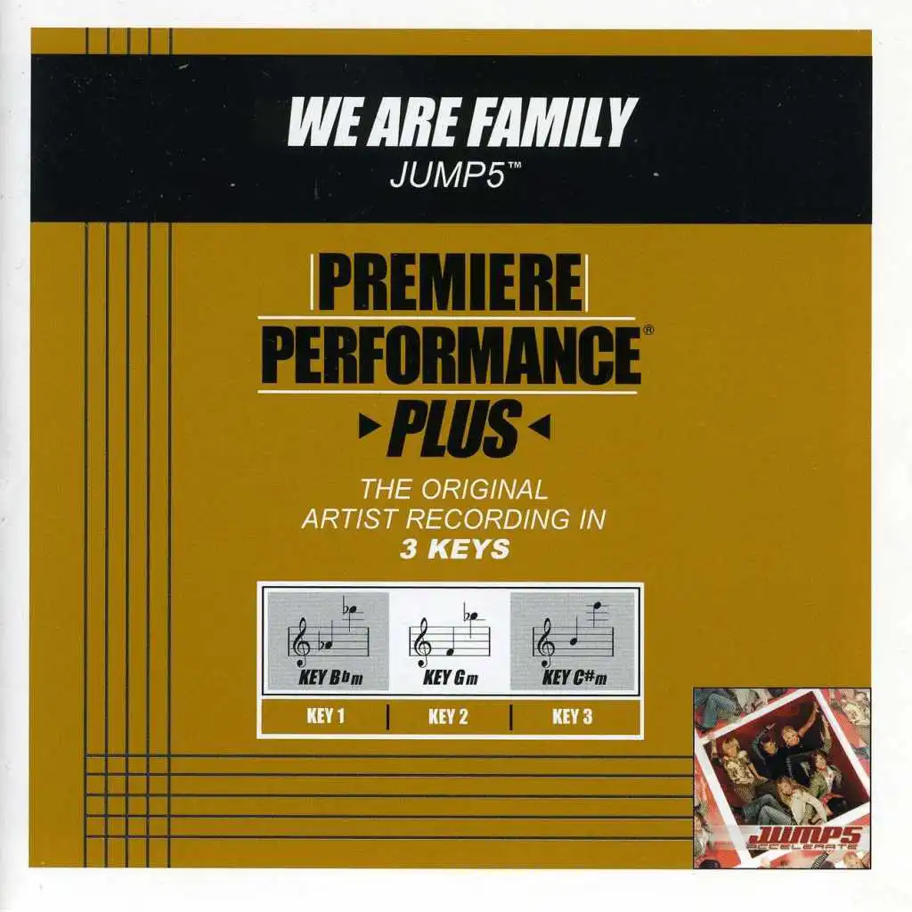We Are Family (Performance Track In Key Of Gm)