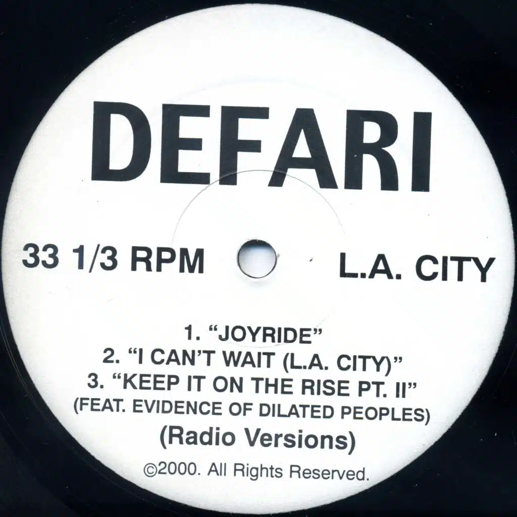 Joyride/L.A. City/Keep It On The Rise