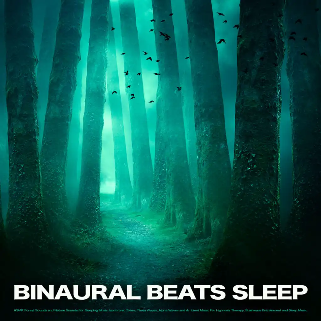 Binaural Beats Sleep: ASMR Forest Sounds and Nature Sounds For Sleeping Music, Isochronic Tones, Theta Waves, Alpha Waves and Ambient Music For Hypnosis Therapy, Brainwave Entrainment and Sleep Music