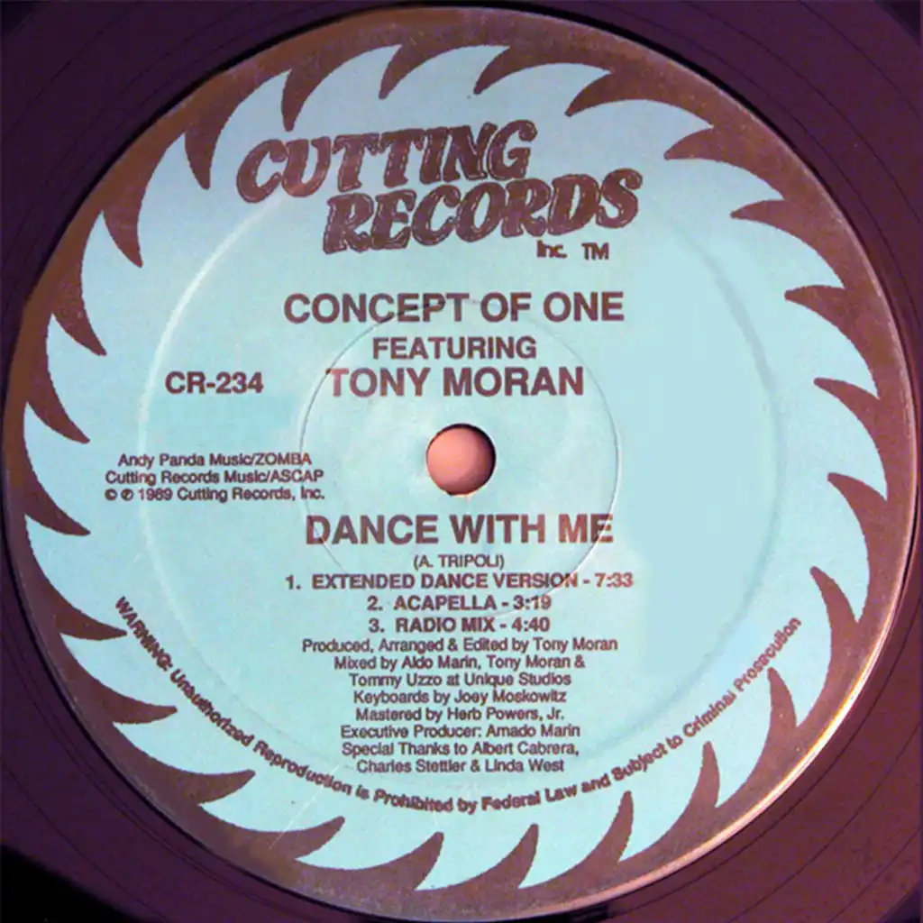 Dance with Me (Radio Mix) [feat. Aldo Marin, Tommy Uzzo & Tony Moran]