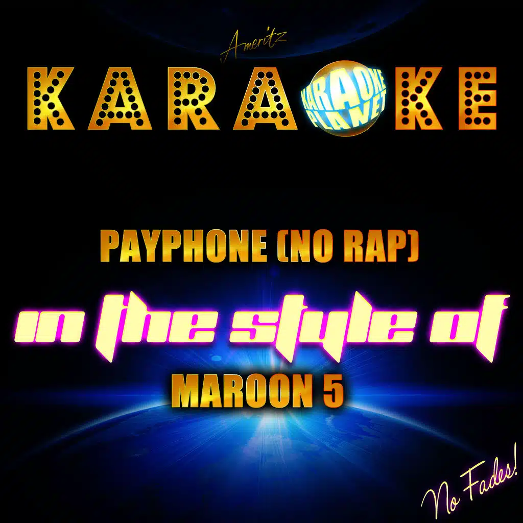 Payphone (No Rap) [In the Style of Maroon 5] [Karaoke Version]
