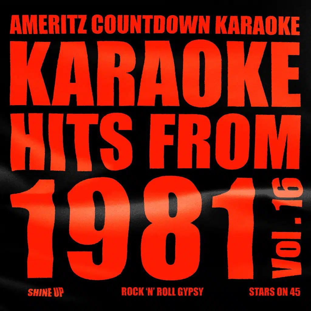 Karaoke Hits from 1981, Vol. 16