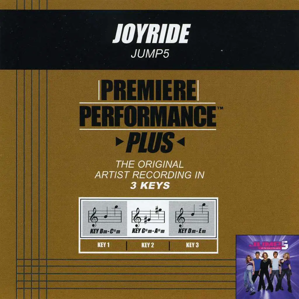 Joyride (Performance Track In Key Of Db/Em)