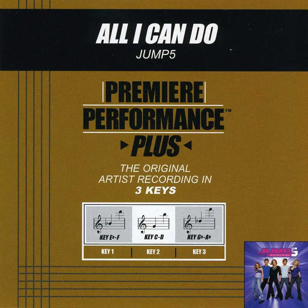All I Can Do (Performance Track In Key Of C/D)