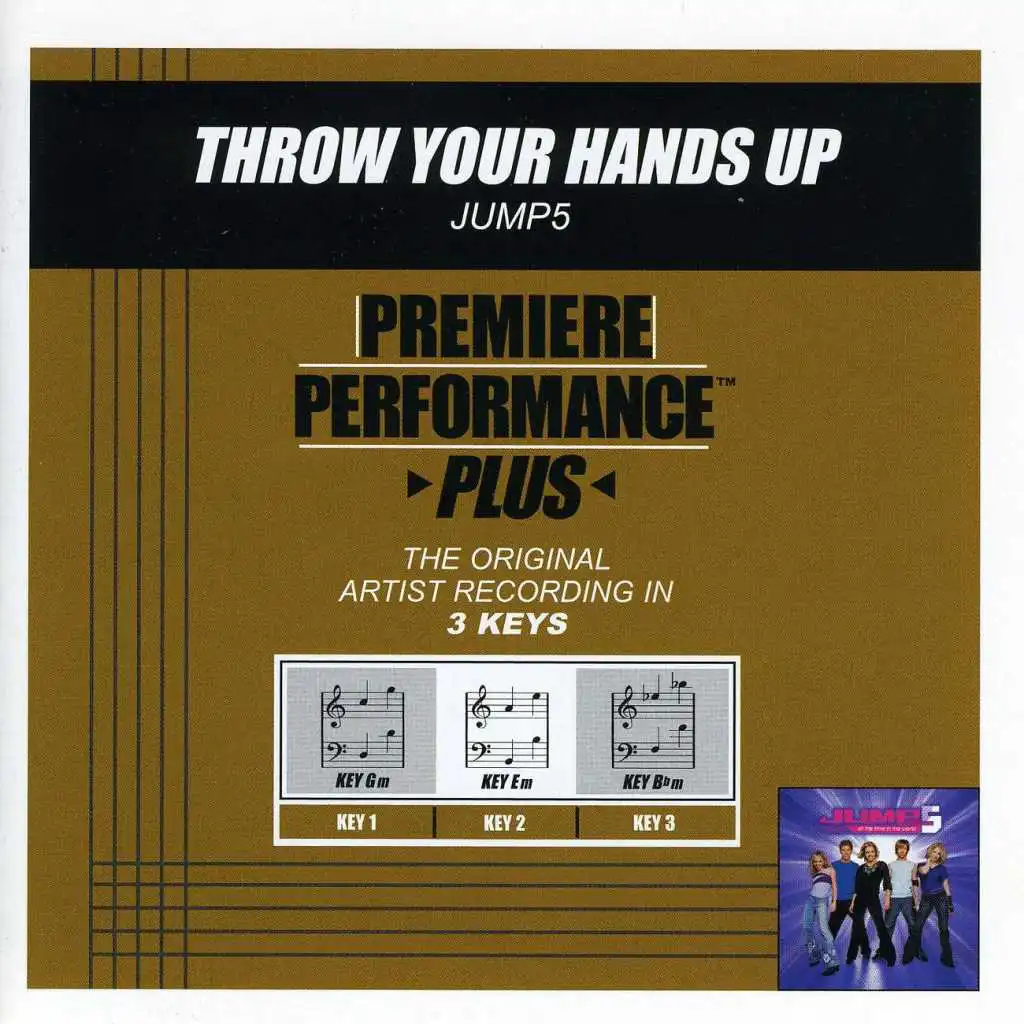 Throw Your Hands Up (Key Of Gm Premiere Performance Plus With Background Vocals)