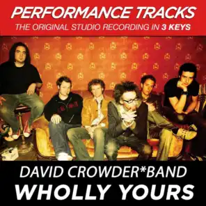 Wholly Yours (Performance Track In Key Of A With Background Vocals)