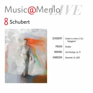 Music@Menlo LIVE, Schubert, Vol. 8