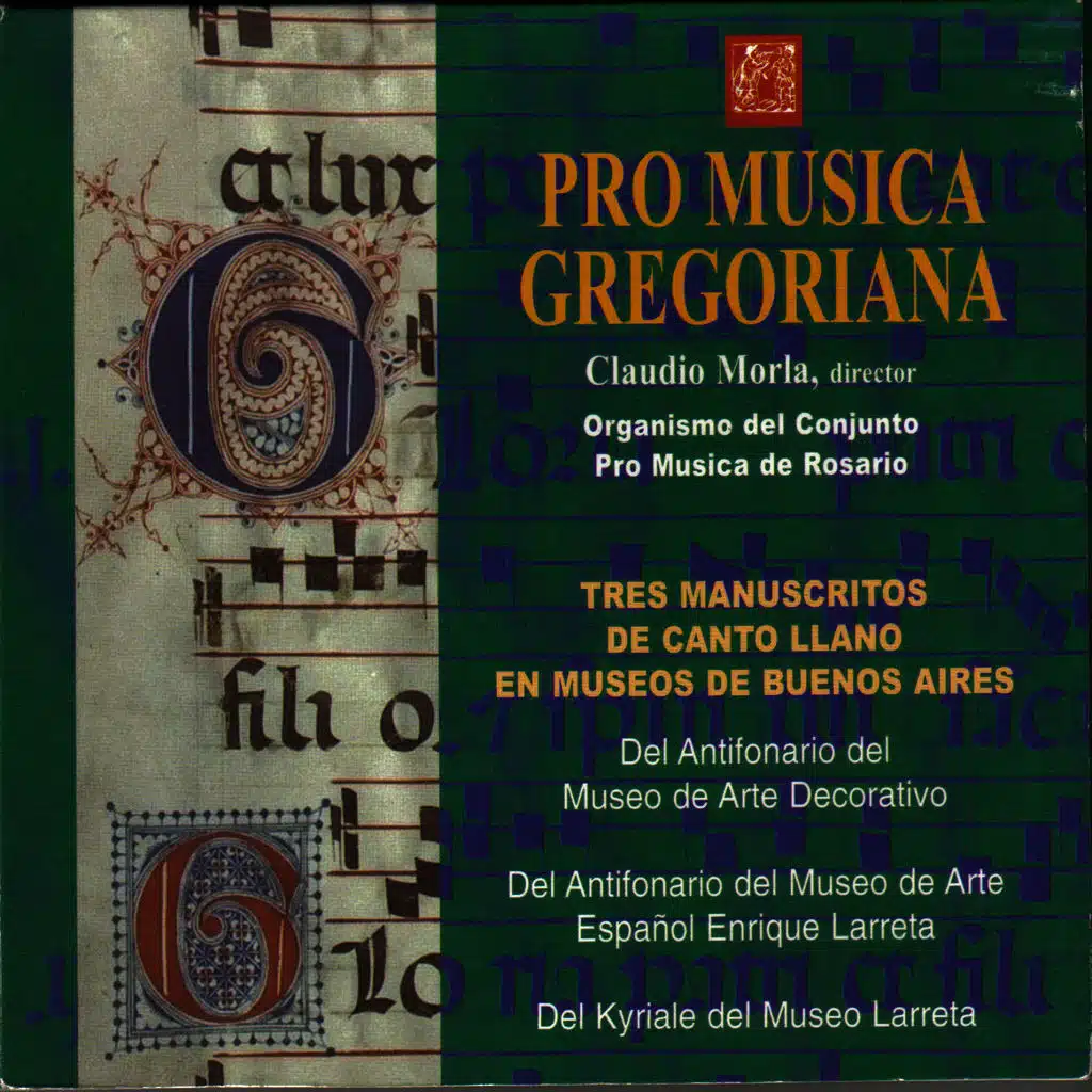 Tres Manuscritos de Canto Llano en Museos de Buenos Aires