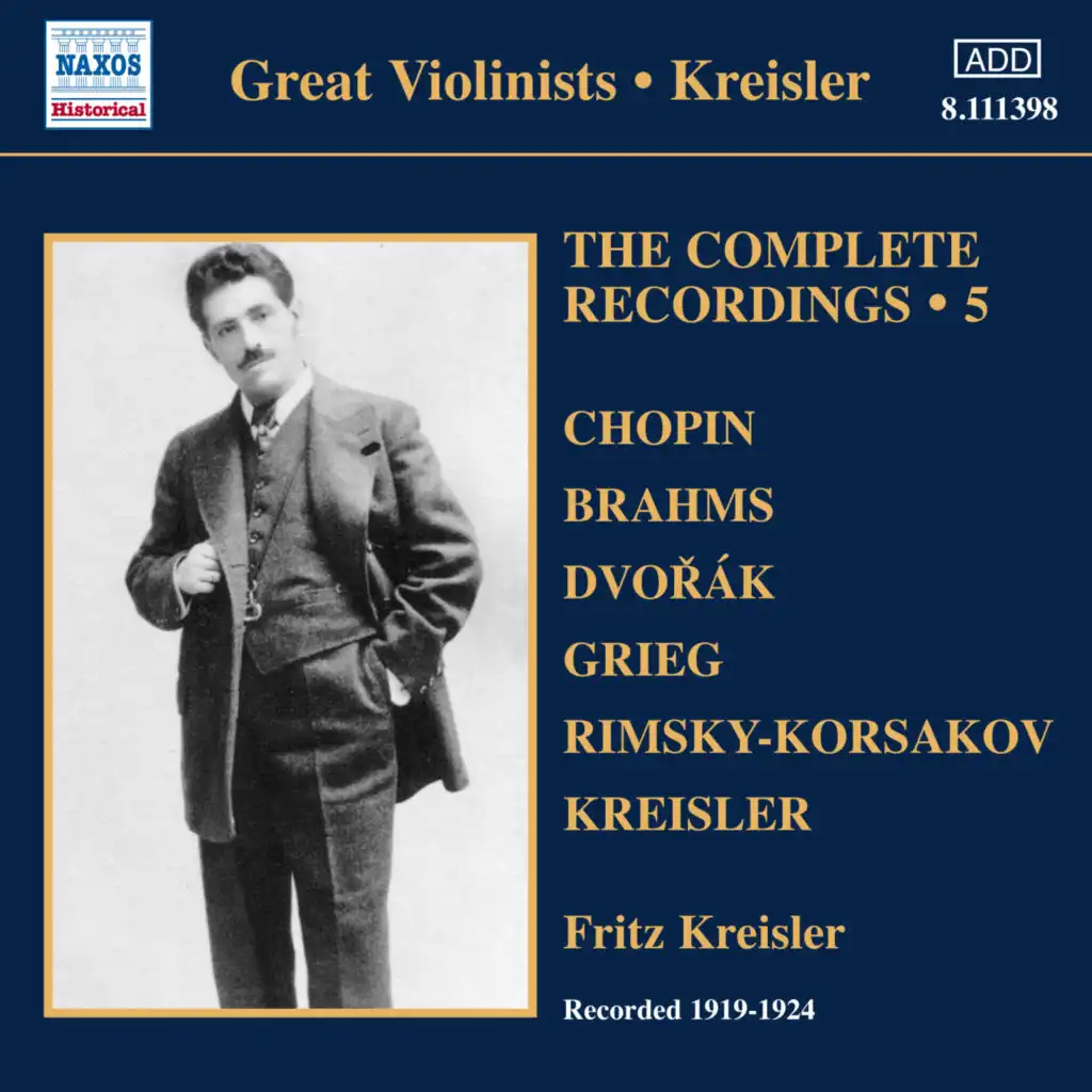 Sadko: Song of the Indian Guest (Arr. F. Kreisler for violin and orchestra)