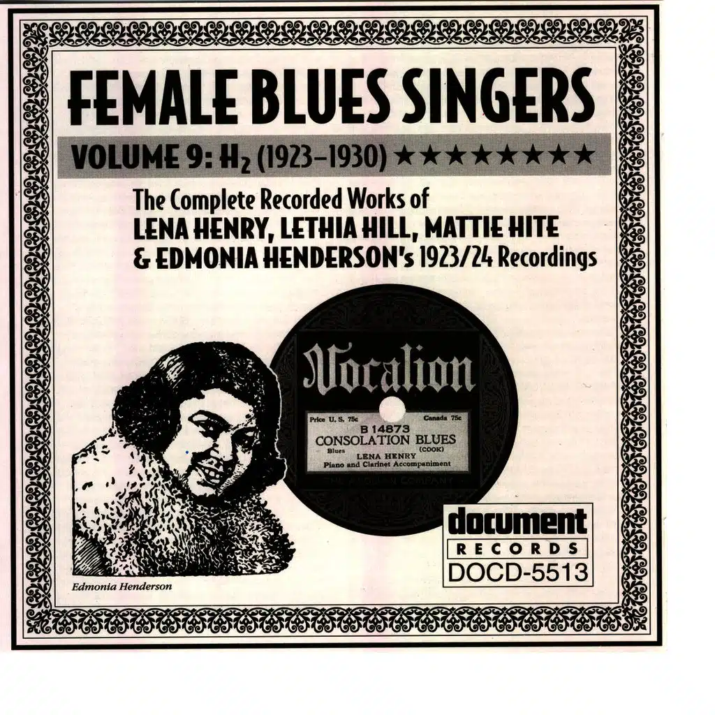 Female Blues Singers Vol. 9 H (1923-1930)