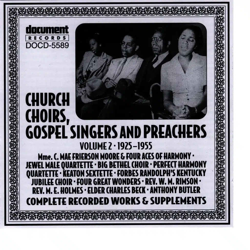 Church Choirs, Gospel Singers And Preachers Vol. 2 (1925-1955)