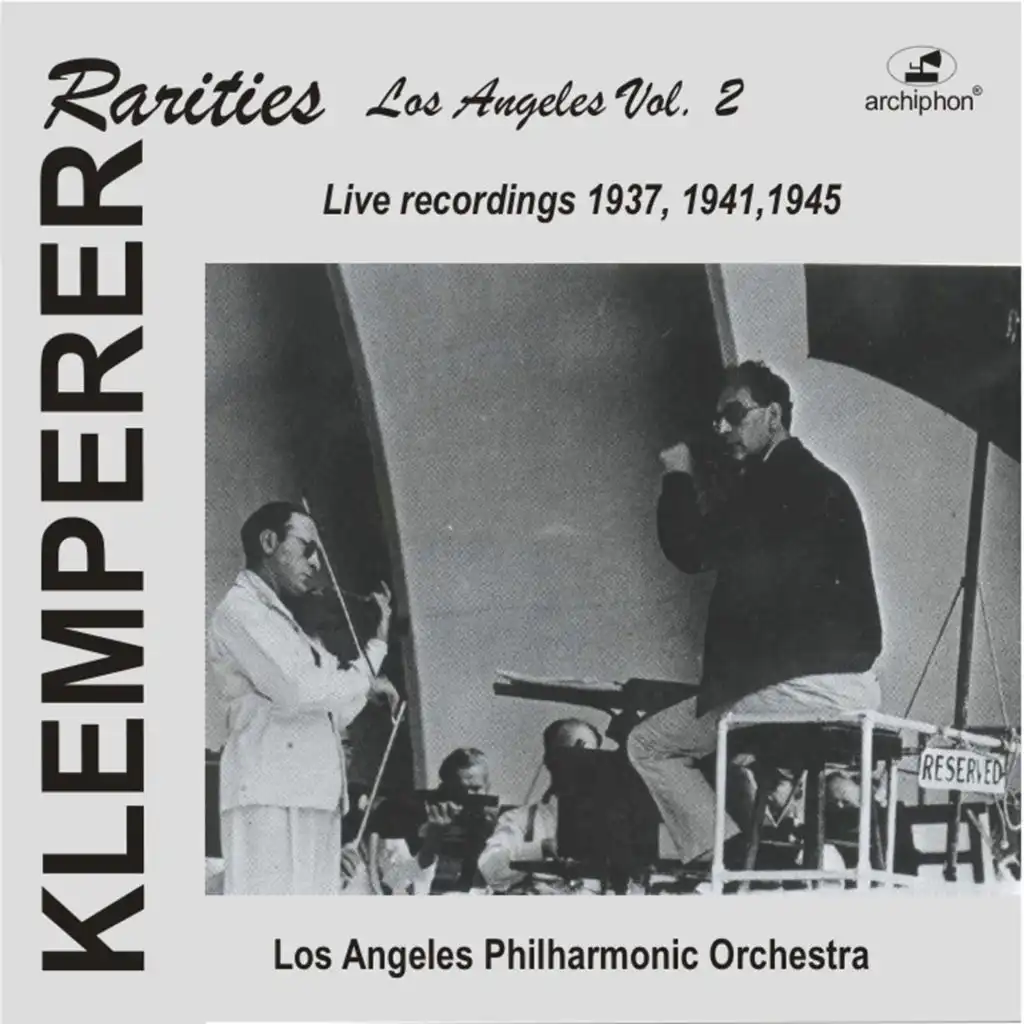 Anonymous, Los Angeles Philharmonic Orchestra & Otto Klemperer