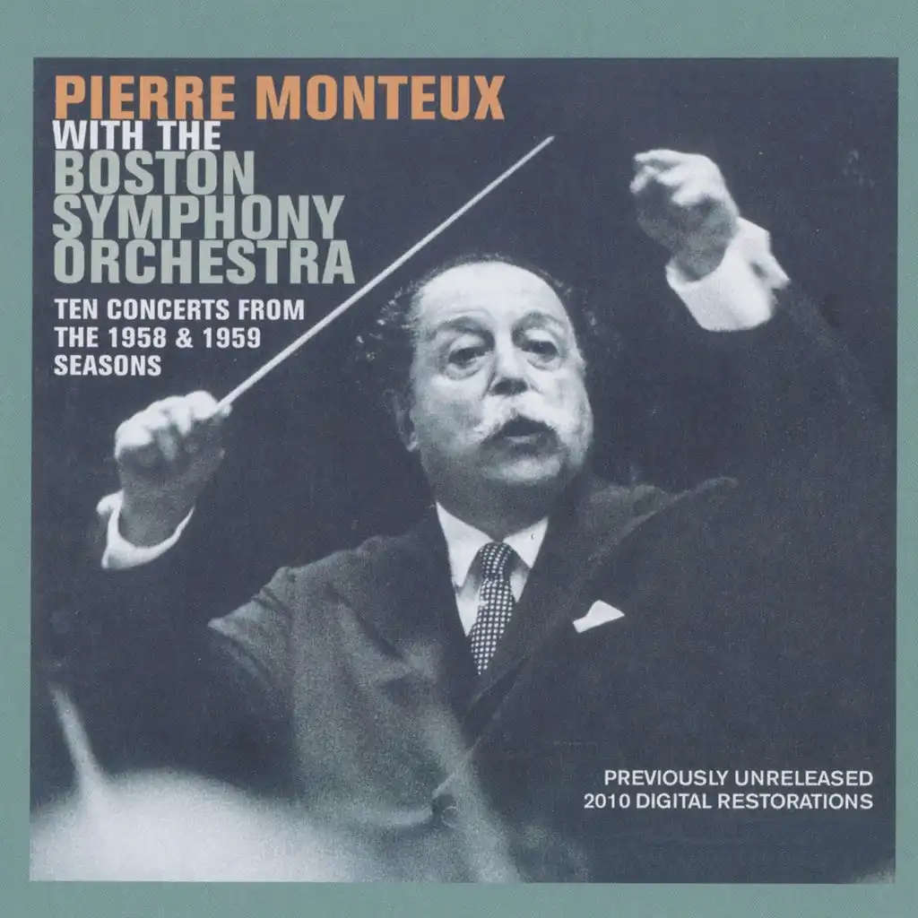 Pierre Monteux with the Boston Symphony Orchestra (1958, 1959)
