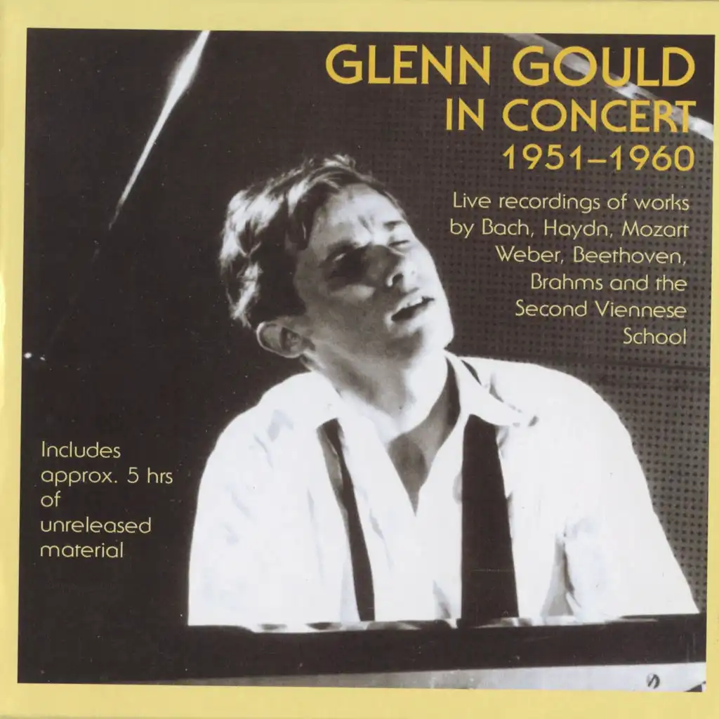 Glenn Gould in Concert (1951-1960)