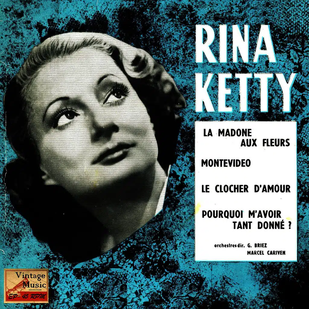 Vintage French Song Nº 92 - EPs Collectors, "La Madone Aux Fleurs"